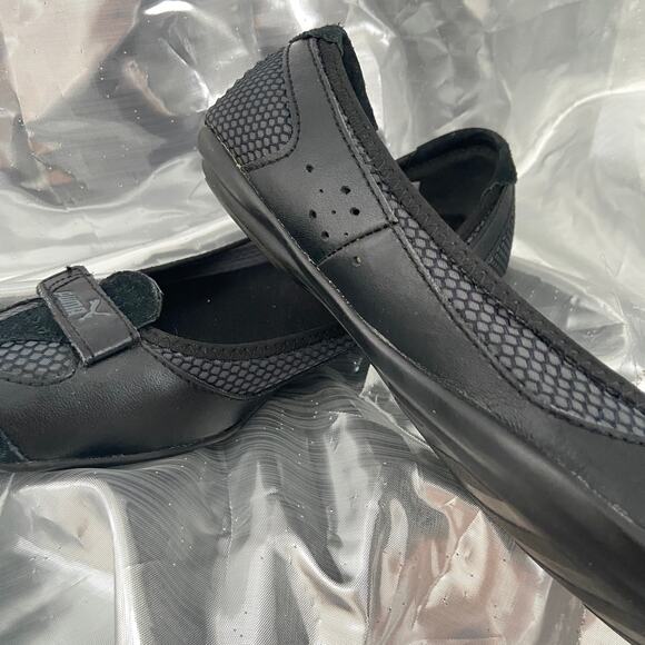 Puma ballet flats y2k vintage archive black, women's size 6.5 - Picture 3 of 5